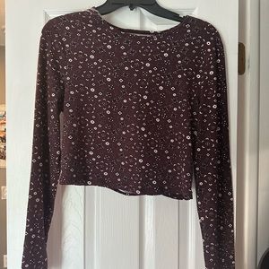 Women’s Long Sleeve Crop Shirt